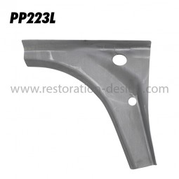 Corner support plate for gas tank lateral support, left (1965-89)