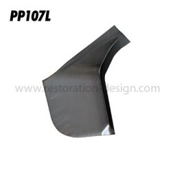 Front of rear wheel well, Left 356-356A